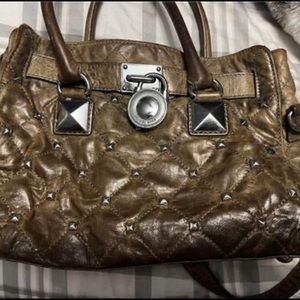 Micheal Kors Quilted/Studded Purse & Wallet